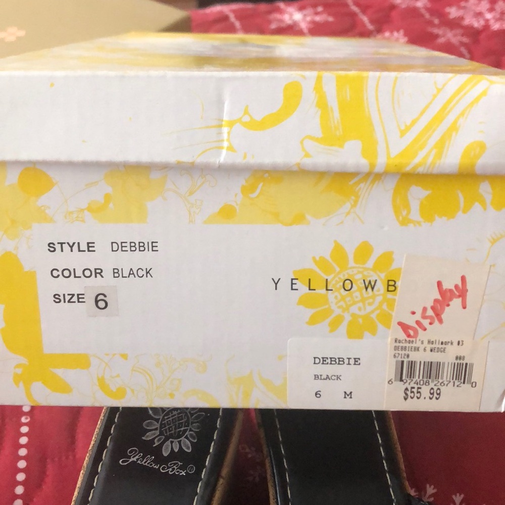 YELLOWBOX Black Wedges